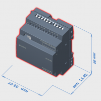 西門子PLC可編程控制器 LOGO! DM 230R 用于 LOGO！8 PLC 擴展模塊|6ED1055-1FB10-0BA2